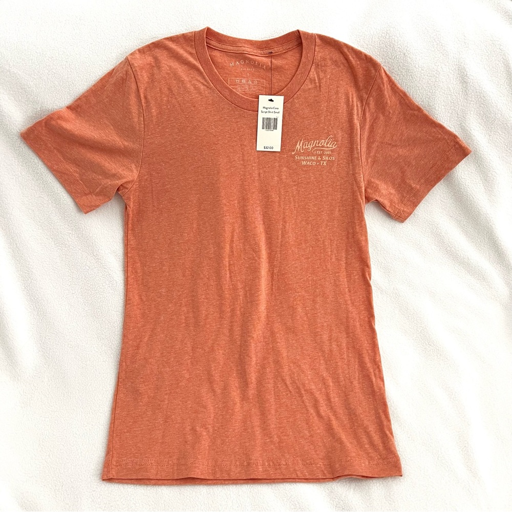 Magnolia Market Sunshine and Silos Script Font T Shirt Short Sleeve